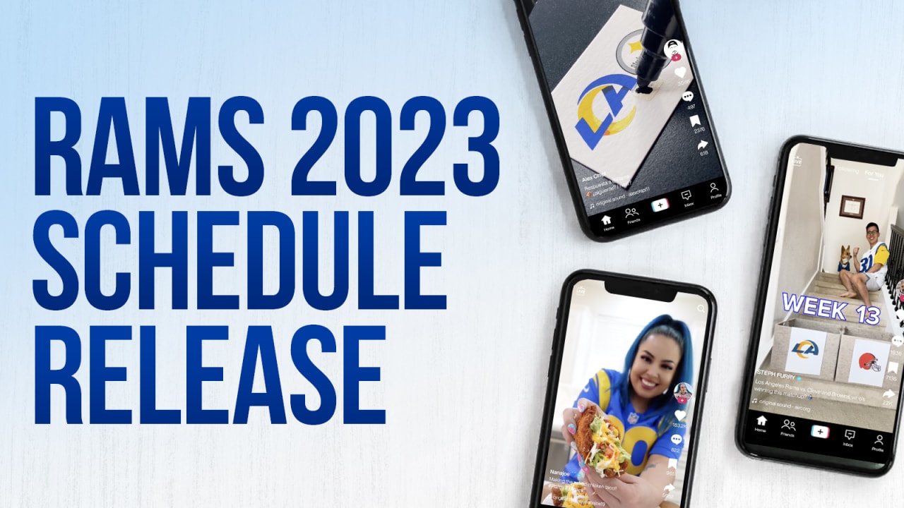 Los Angeles Rams 2023 Schedule Release Sally Slices, Jake Shane, Air & more announce the