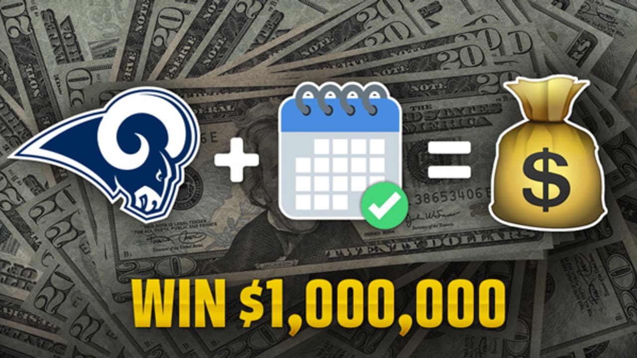 Rams offer $1-million prize in 'Guess Our Games' schedule contest - Los  Angeles Times