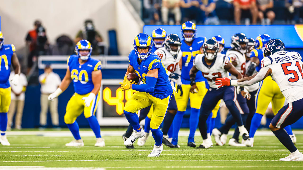 Los Angeles Rams Preseason vs Texans Quarterback John Wolford, Tight