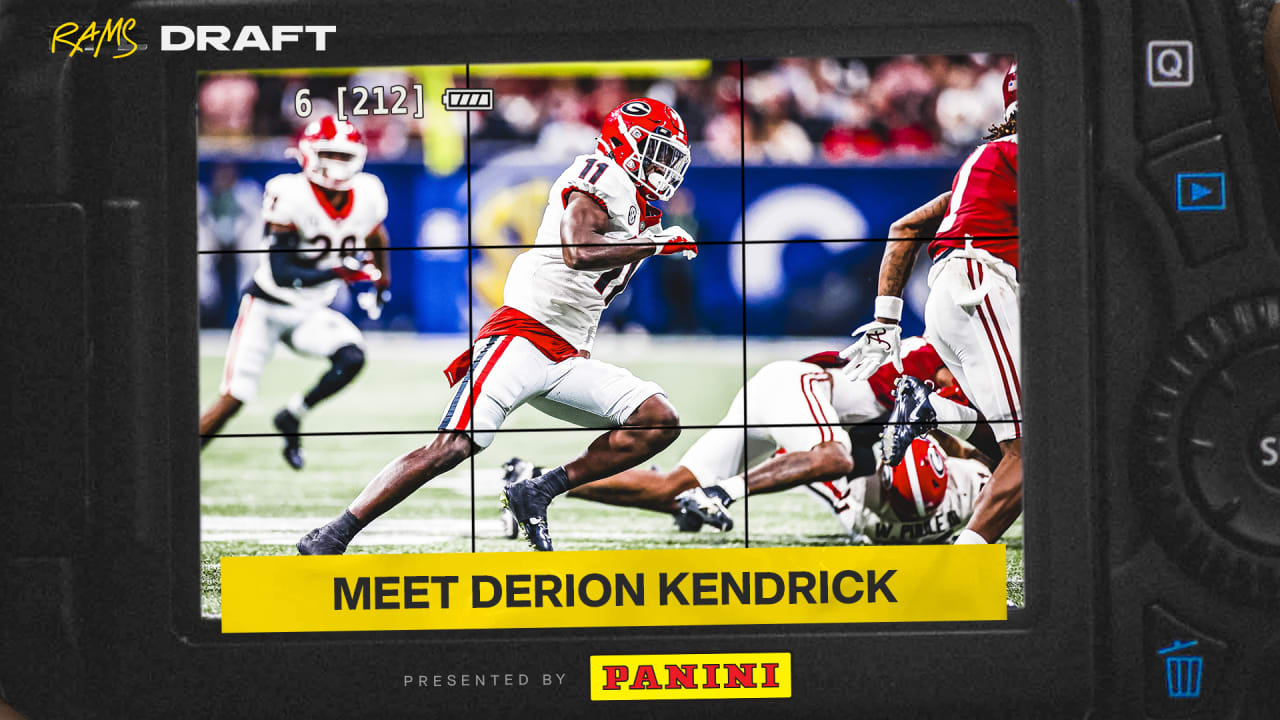 Georgia Bulldogs DB Derion Kendrick Drafted No. 212 Overall by the Rams