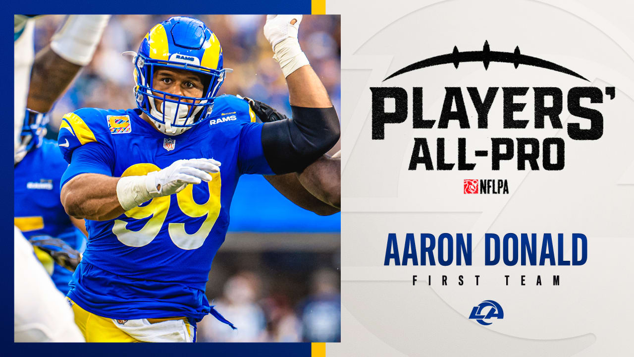 Rams defensive lineman Aaron Donald voted First-Team All-Pro by NFLPA