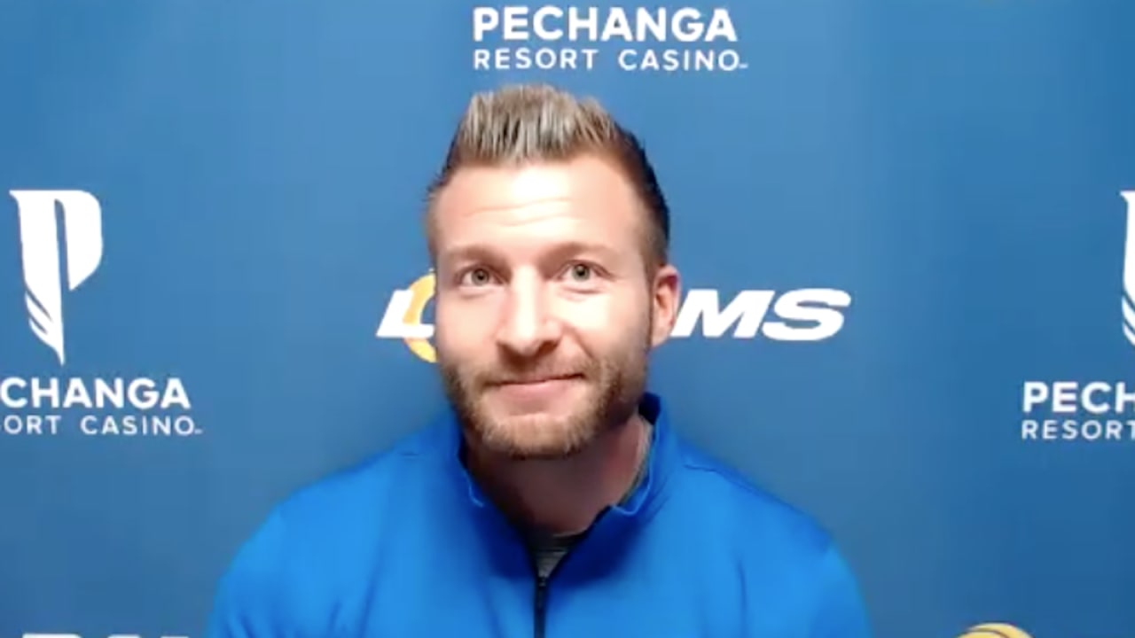 Sean McVay Talks Injury Updates, Coaching Against Close Friend Matt LaFleur