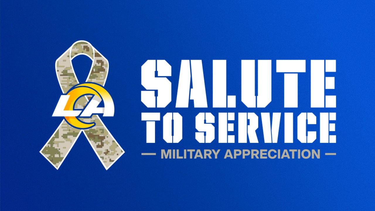 LA Rams Salute the service of military members during game - High Desert  Warrior - Ft Irwin