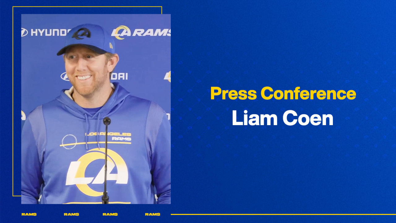 Rams offensive coordinator Liam Coen talks team acquiring Baker Mayfield,  what Mayfield will bring to quarterback room
