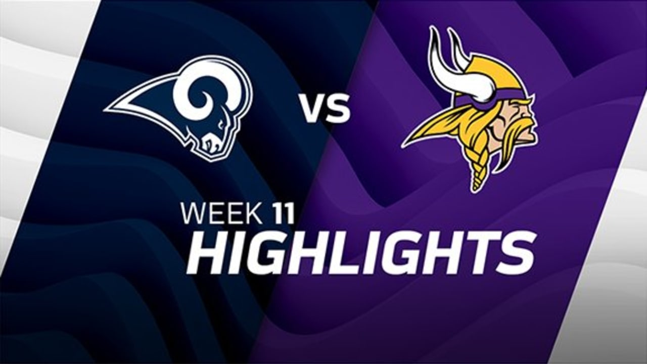 Rams vs. Vikings Highlights Week 11