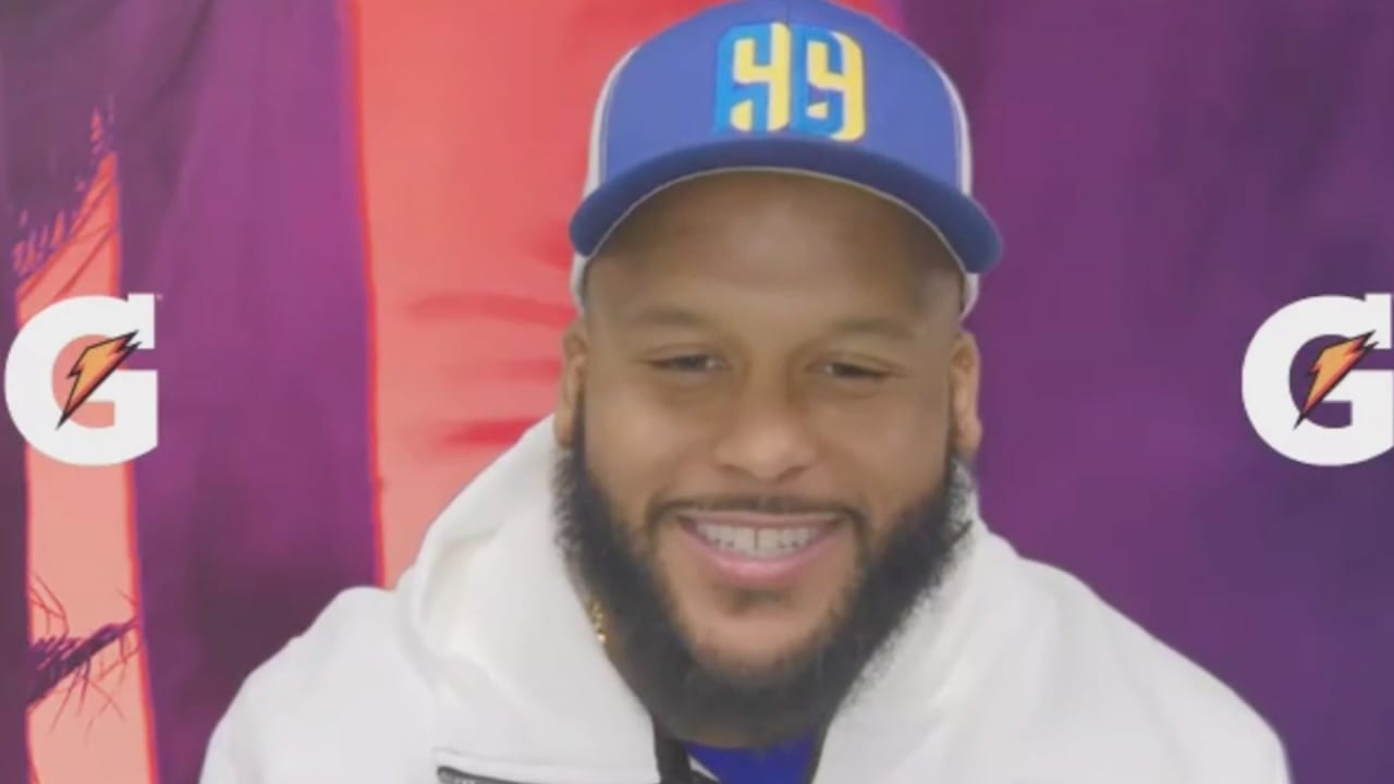 Rams DL Aaron Donald ahead of Super Bowl LVI “The ultimate goal is to be playing in this game”