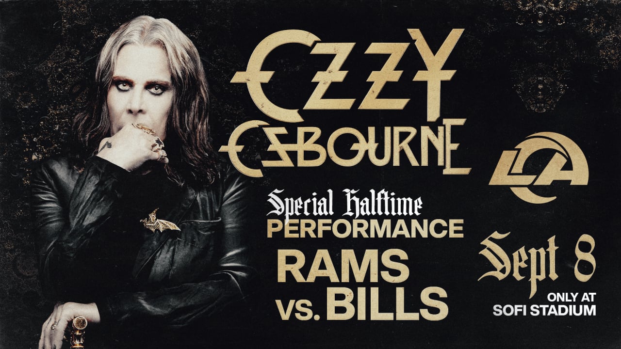 Ozzy Osbourne to perform halftime show of Rams vs. Bills NFL Kickoff game  at SoFi Stadium - BVM Sports