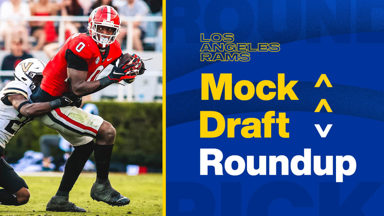Rams 2023 NFL Mock Draft Roundup: Post-combine projections for Los Angeles  feature tight end, linebacker, edge and offensive line options