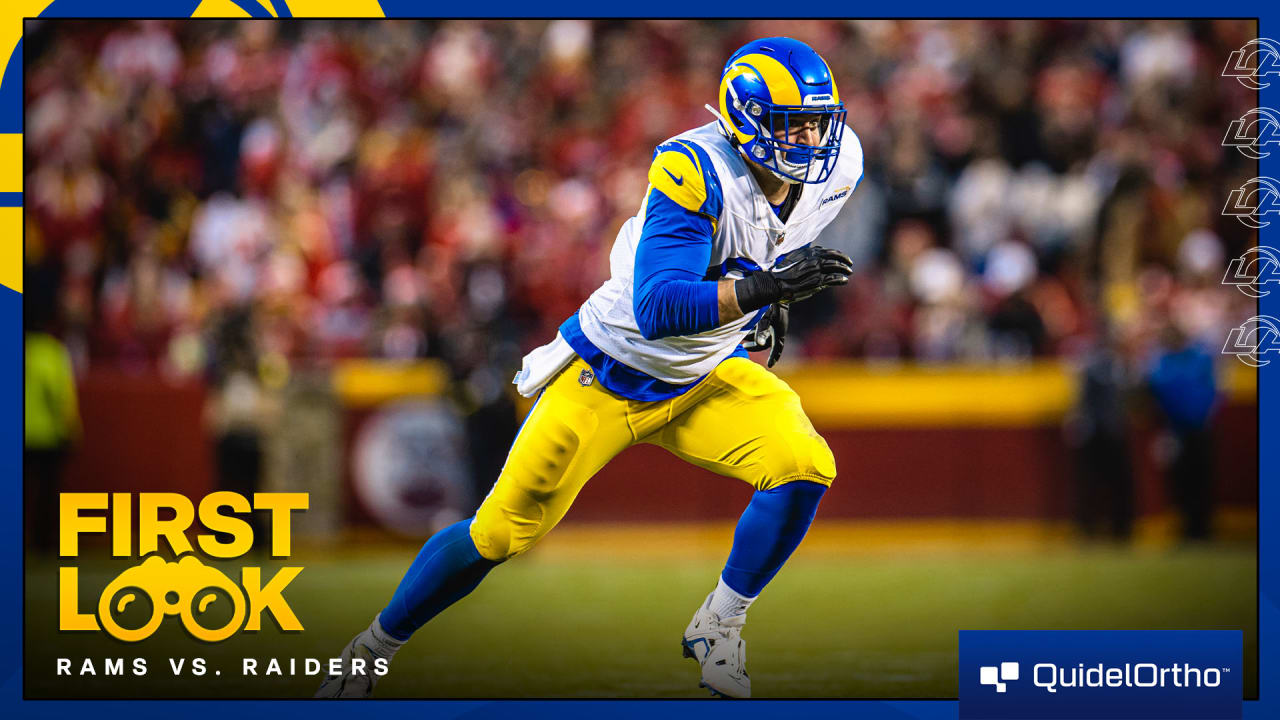 First Look Rams take on Raiders on Thursday Night Football in Week 14