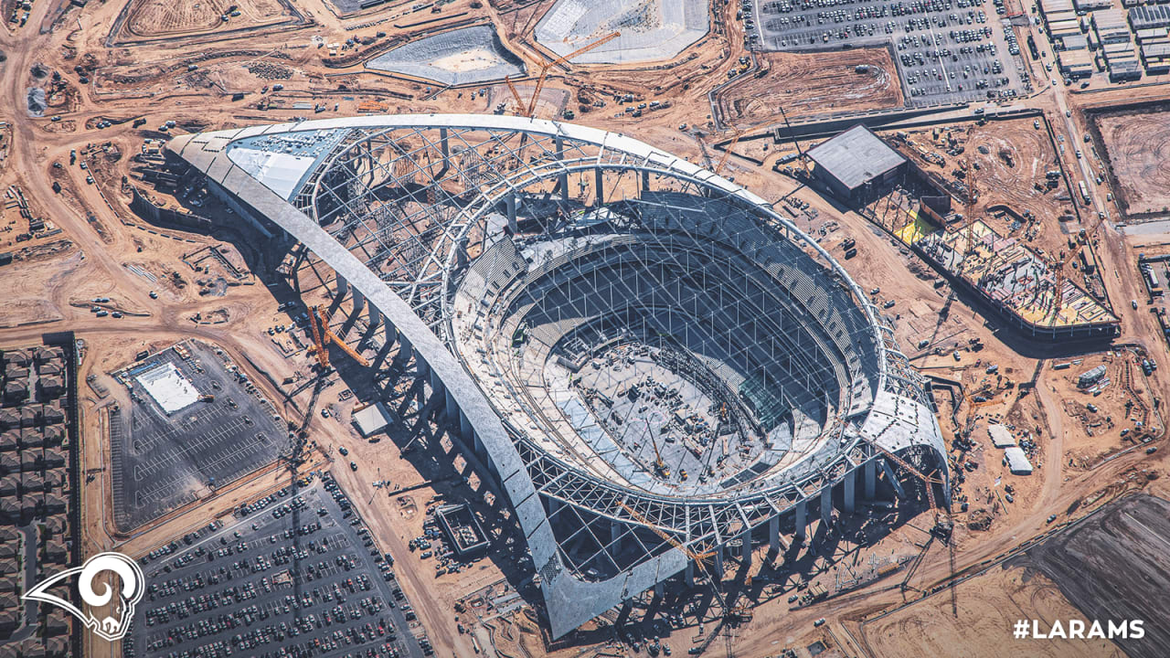 Sofi Stadium Aerial View