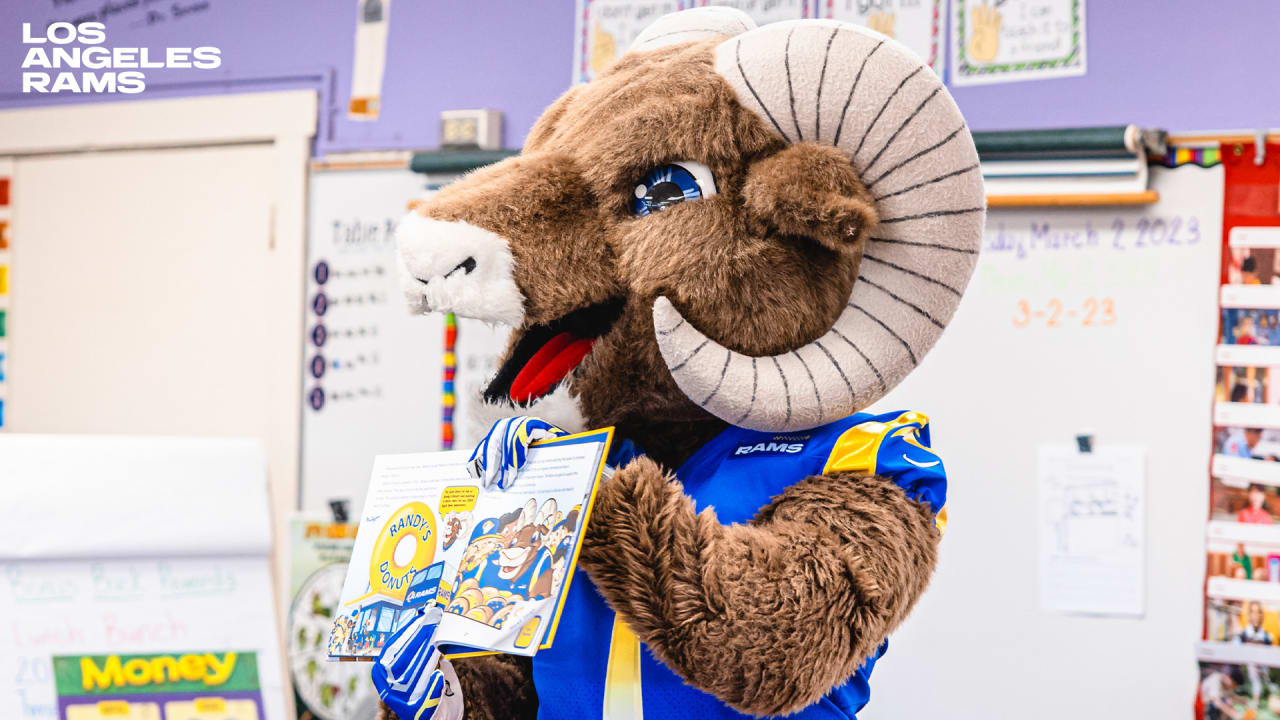 Rams Cheerleaders and Rampage Support Literacy at 156th Street Elementary with ‘Rams Readers’ Program