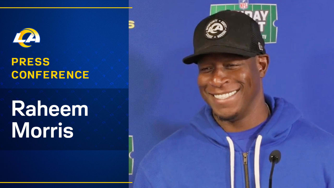 Los Angeles Rams Press Conference | Raheem Morris On Kobie Turner ...