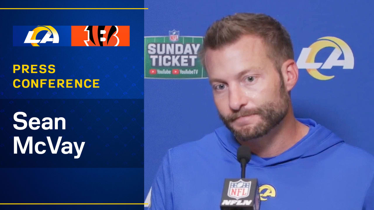 Sean McVay Reveals Rams 'Narrative' in Loss vs. Bengals - Sports  Illustrated LA Rams News, Analysis and More