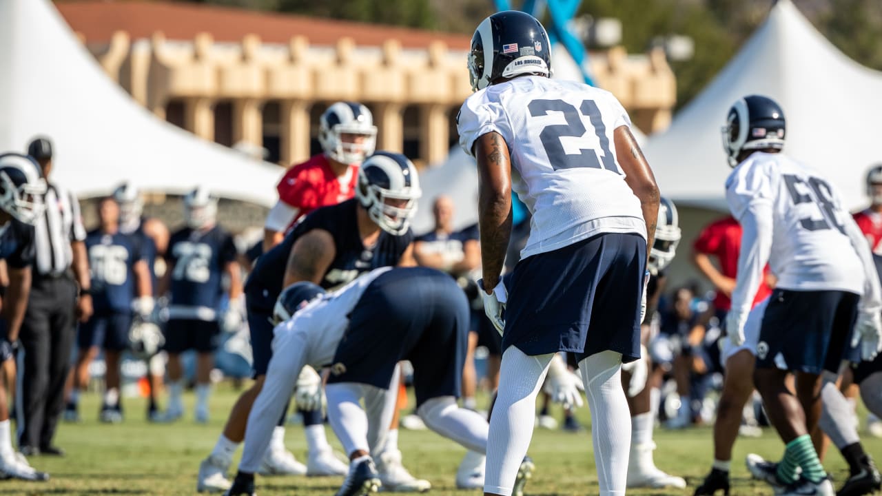 Look: Andrew Whitworth rocking Rams' new jersey and helmet