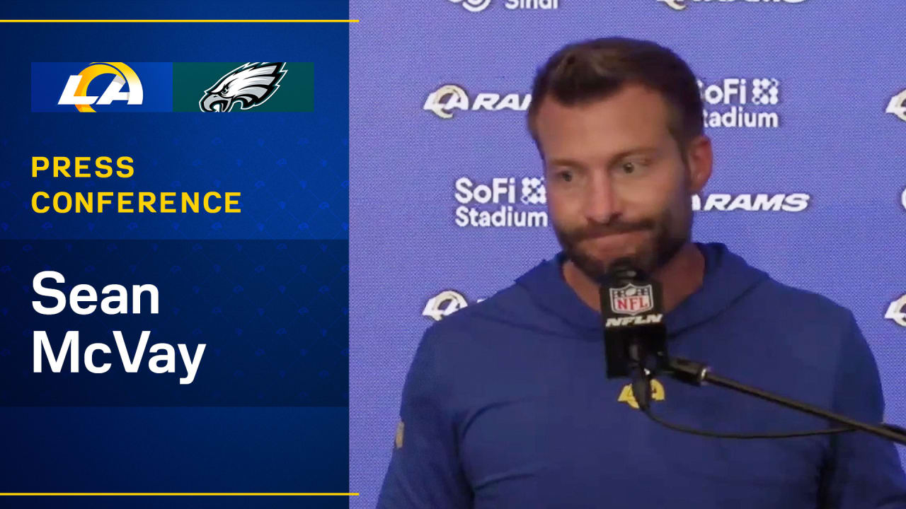 Los Angeles Rams Press Conference Sean McVay on 2314 loss to