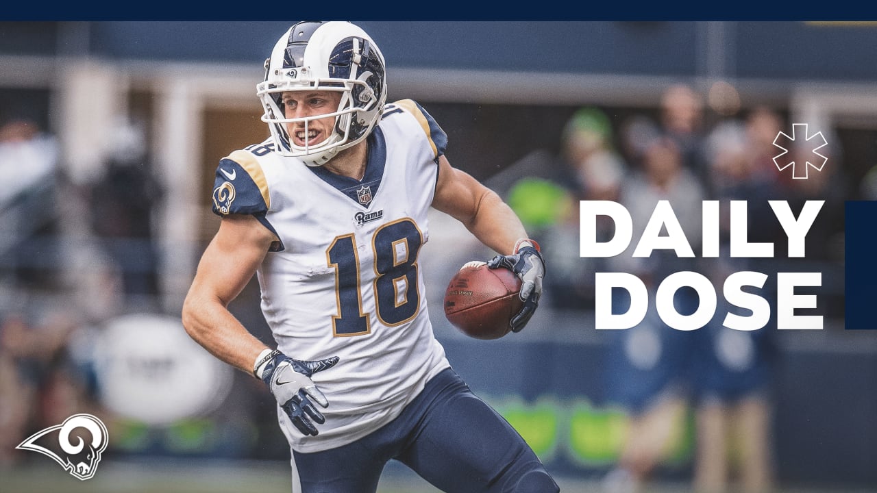 Rams WR Cooper Kupp swaps jersey number from 18 to 10