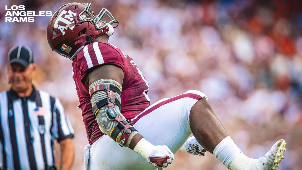 Brown Selected in the 2021 NFL Draft by the Los Angeles Rams - Texas A&M  Athletics 