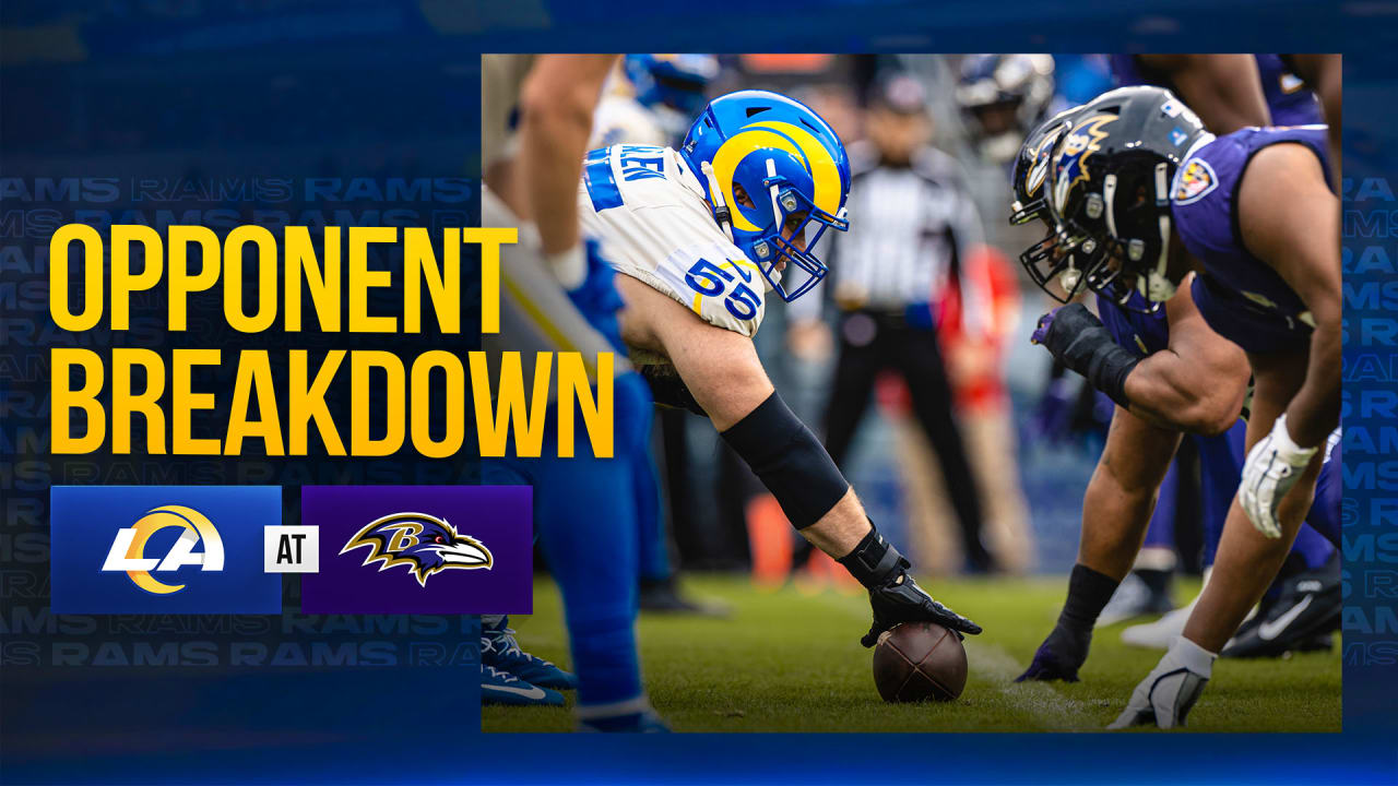 Los Angeles Rams 2023 Opponent Breakdown Baltimore Ravens