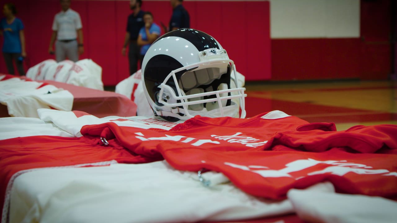 NFL's L.A. Rams and Chargers Unveil New Uniforms to Inglewood High School  Football Programs – Los Angeles Sentinel