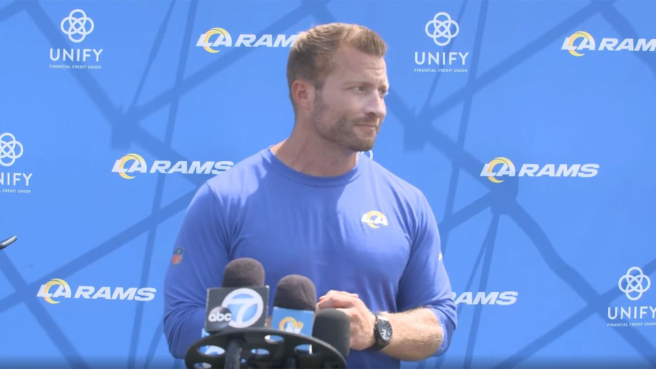 Sean McVay explains what he's missed most amid Van Jefferson's absence