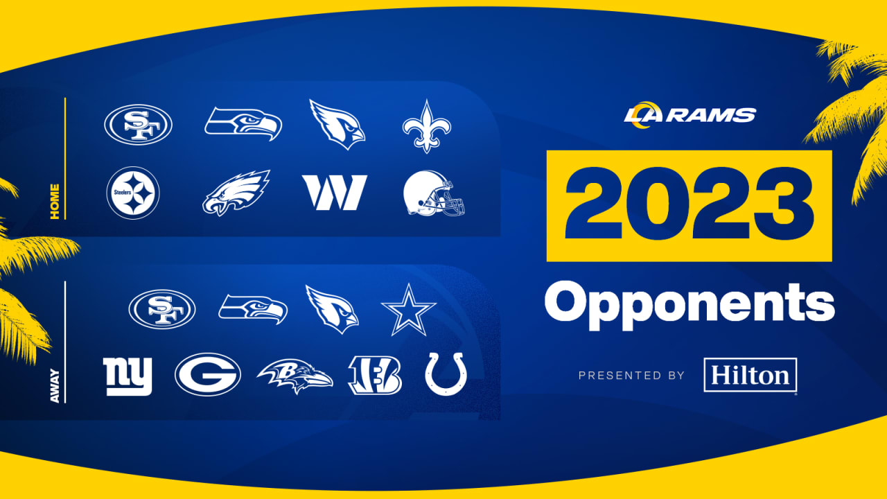 Los Angeles Rams' 2023 NFL regular season opponents finalized