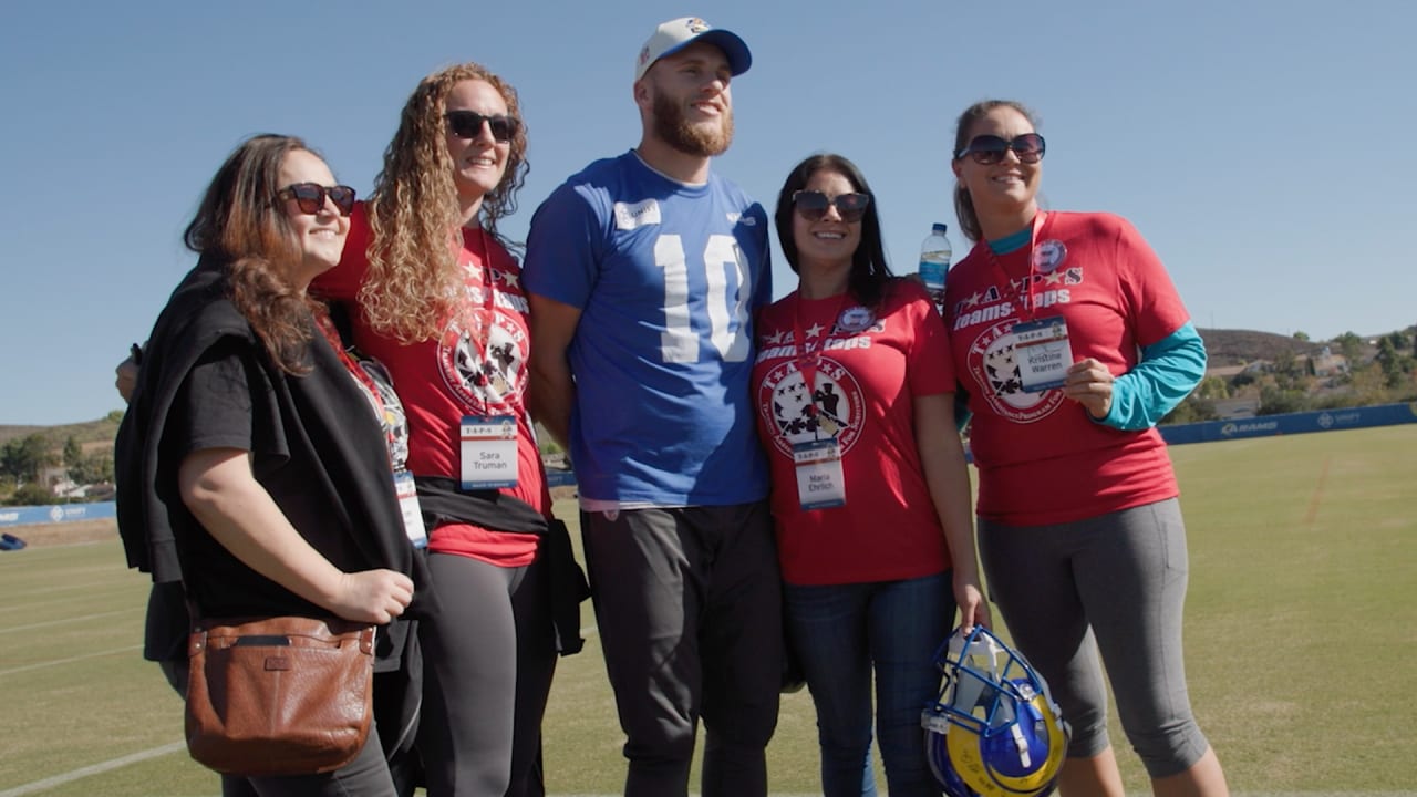 Los Angeles Rams Salute to Service with teams4taps