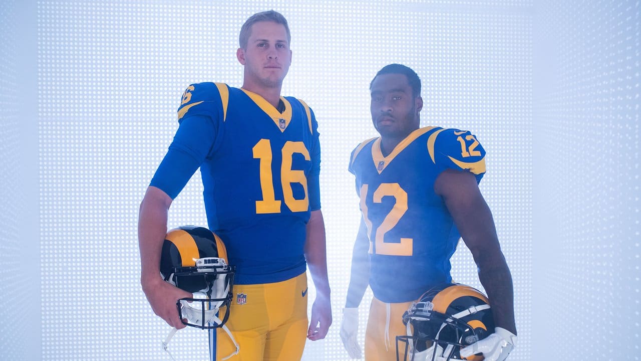 rams blue and yellow jersey