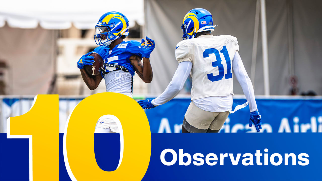 2022 Rams Training Camp Update: Stafford's Elbow And Good News - LAFB  Network