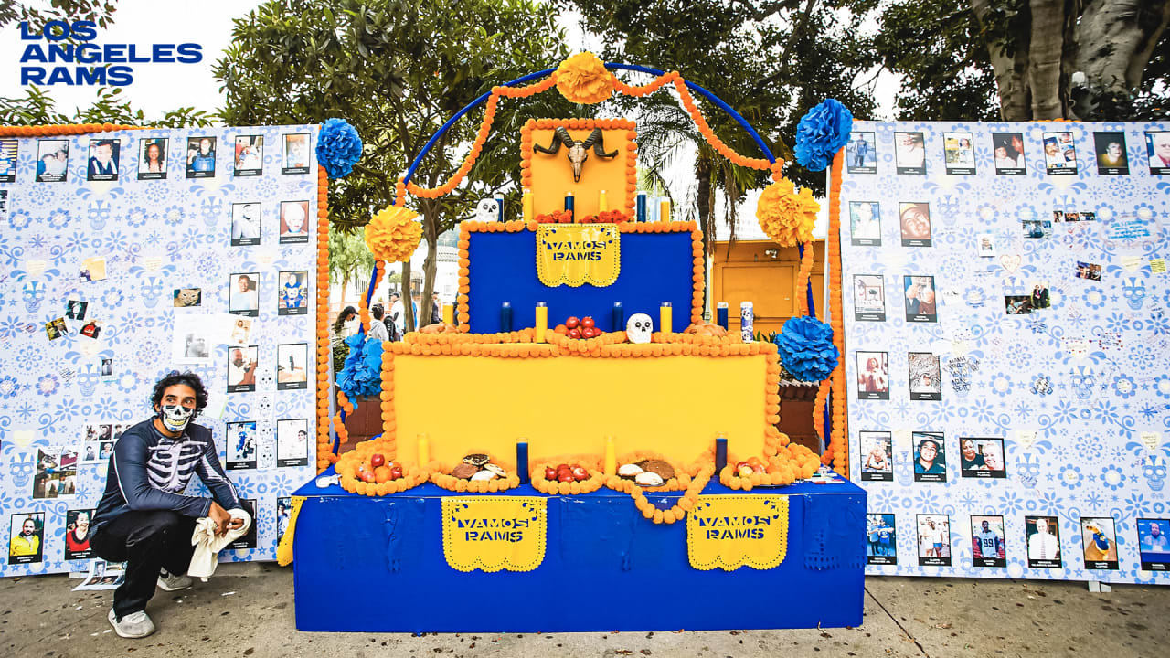 PHOTOS: Rams display community altar for Dia de los Muertos at Olvera  Street's community festival