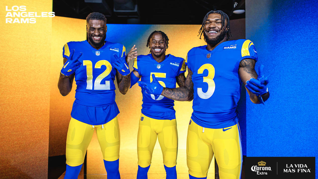 MEDIA DAY PHOTOS: Rams players shine bright on LED stage