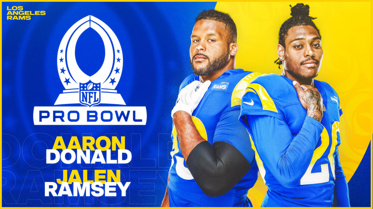 Rams defensive lineman Aaron Donald and cornerback Jalen Ramsey named to 2021  Pro Bowl