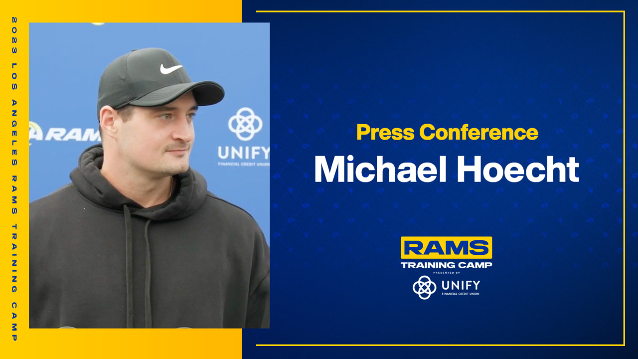 LA Rams Michael Hoecht knows his window of opportunity is open now