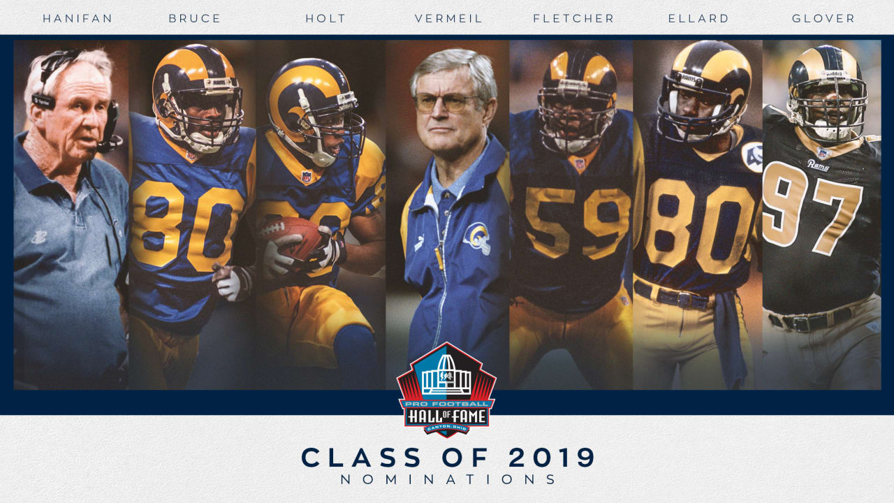 Seven Former Rams Among 2019 Hall of Fame Nominees