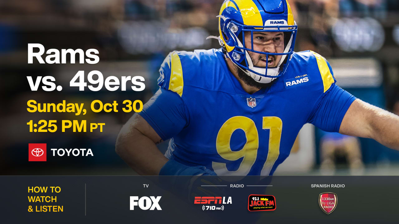 where to watch rams vs 49ers online