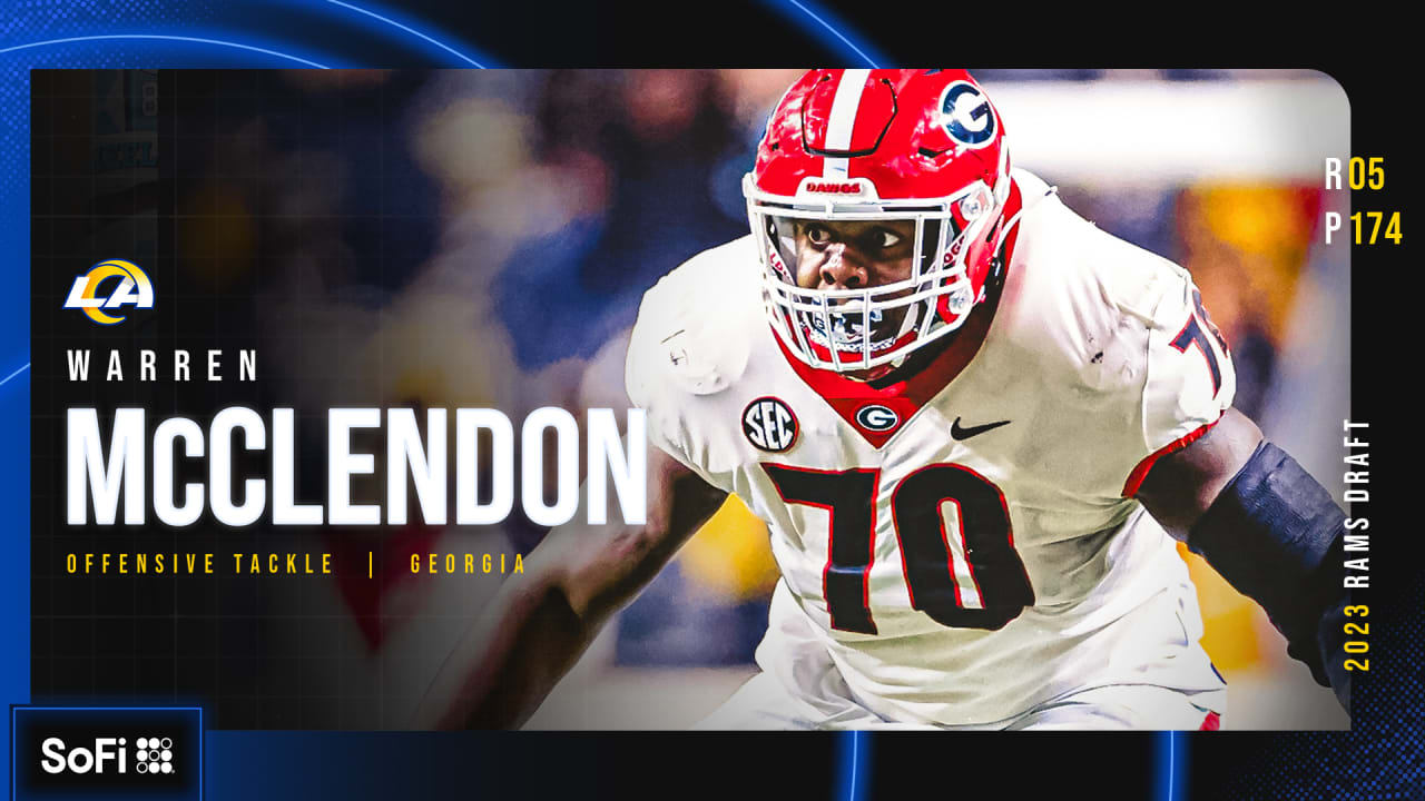 Former Georgia lineman Warren McClendon begins NFL career with Rams