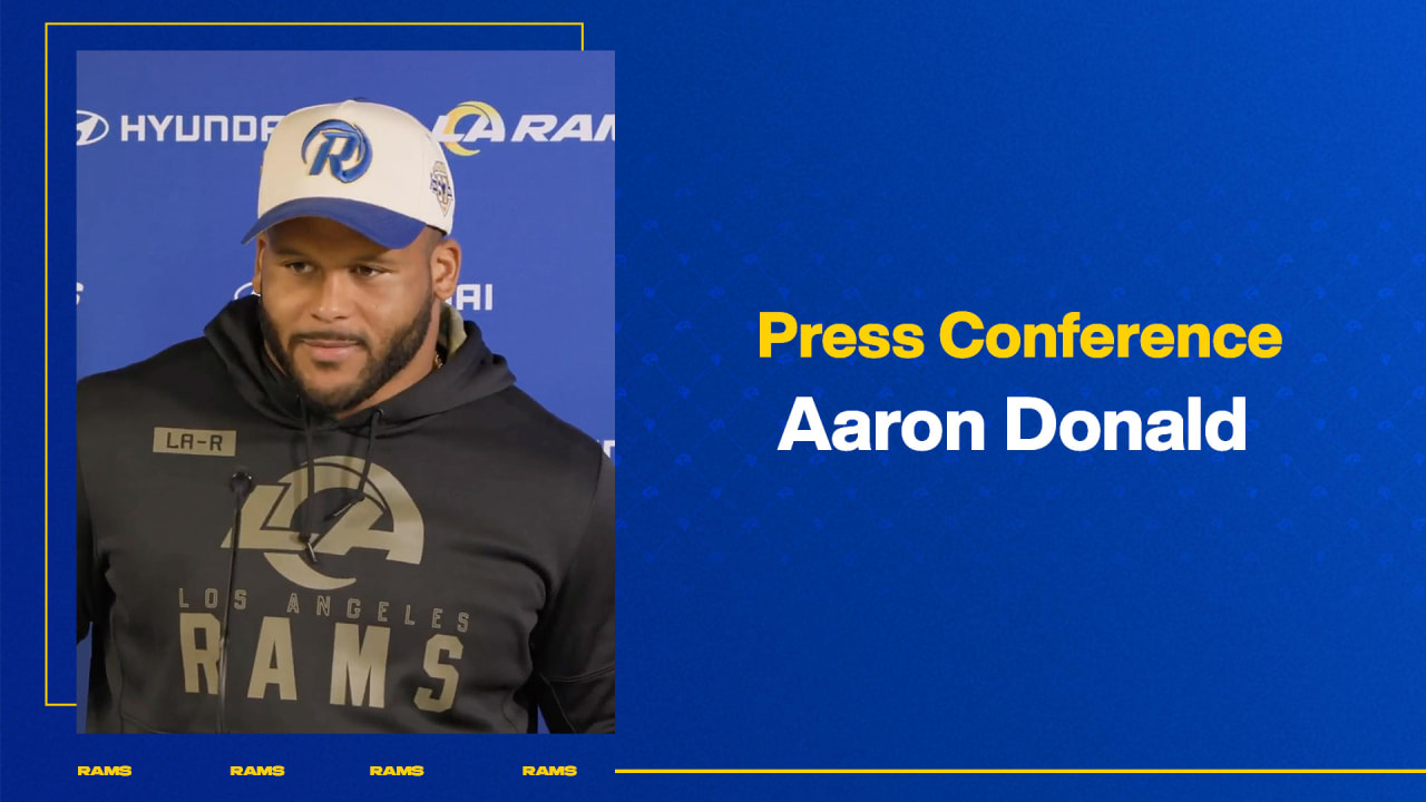 Aaron Donald & Rams Coordinators Addresses The Media Ahead Of