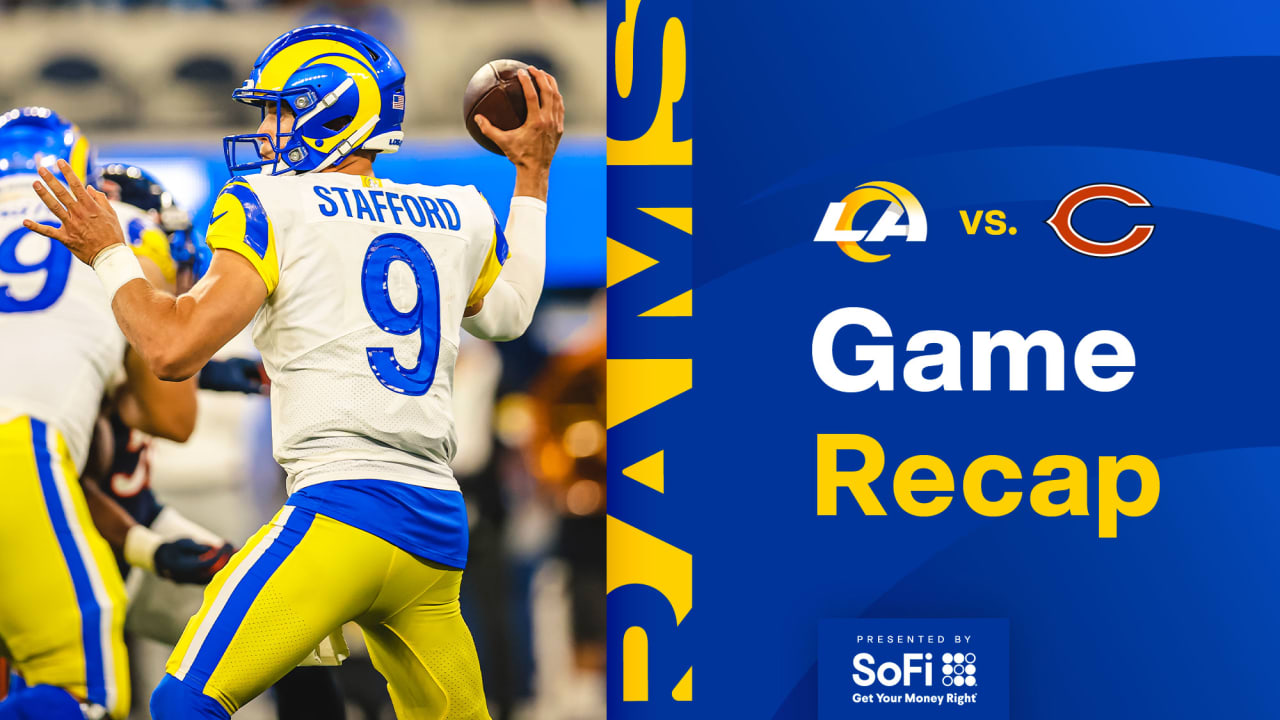 Game Recap Rams open 2021 season with 3414 Sunday Night Football win