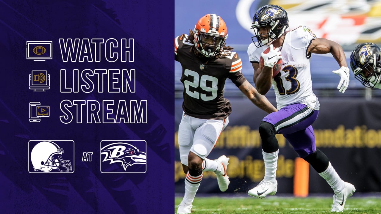 How to Watch, Listen and Live Stream Ravens vs. Browns, 2021 Week 12