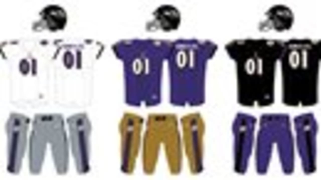 Moss Uniforms on X: Baltimore Ravens: If the Ravens were to update their  uniforms in the future I would like to see them incorporate their alternate  logo instead. Also, using more purple/black