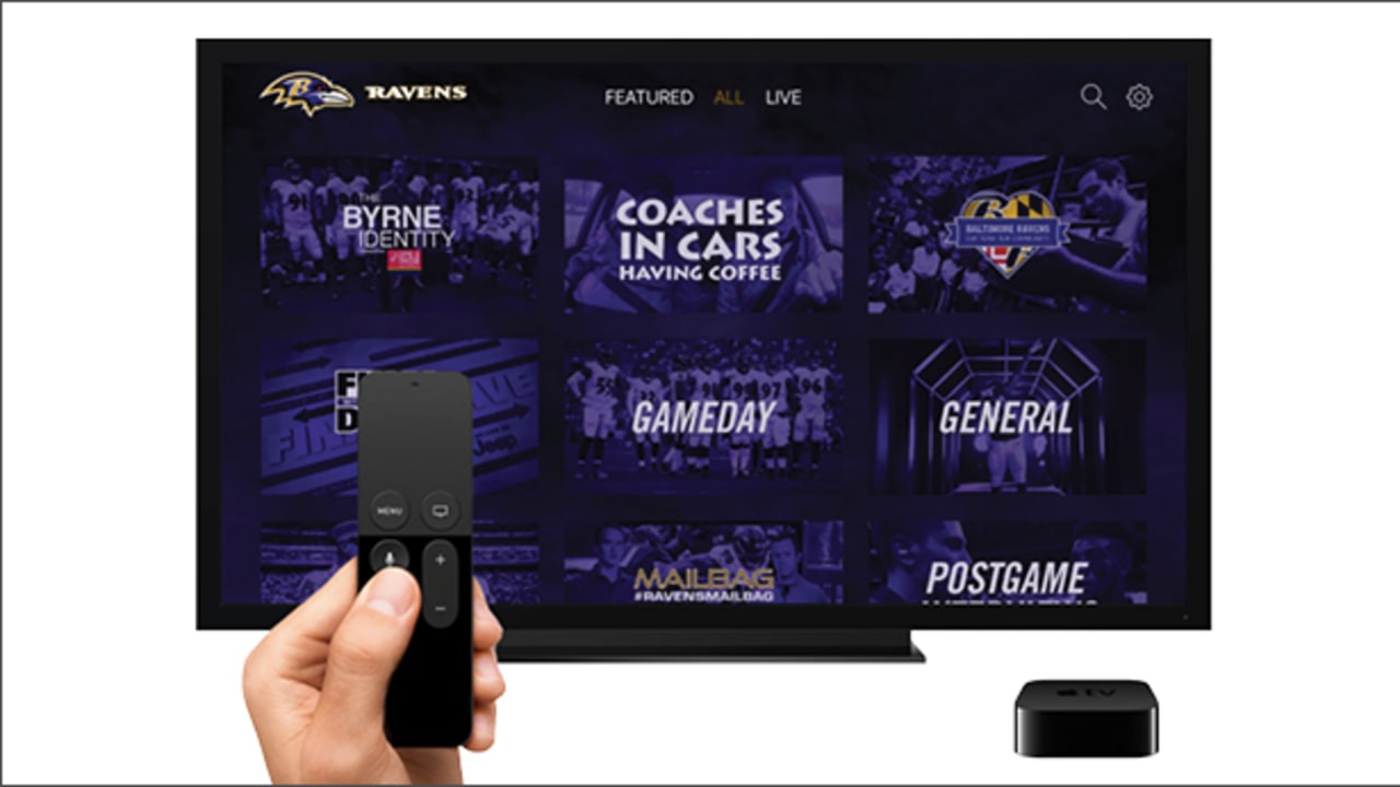 Ravens Launch Apple TV App to Deliver Streaming Video