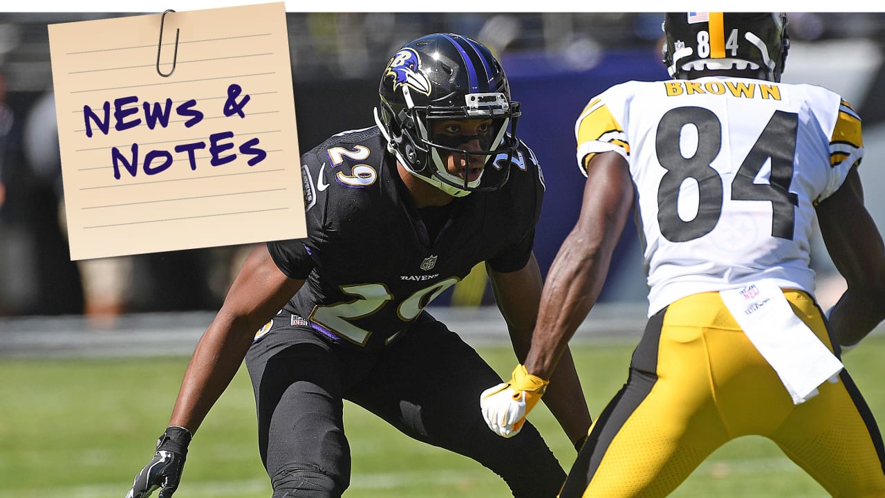 News & Notes 9/26: Ravens Secondary Must Contain Antonio Brown