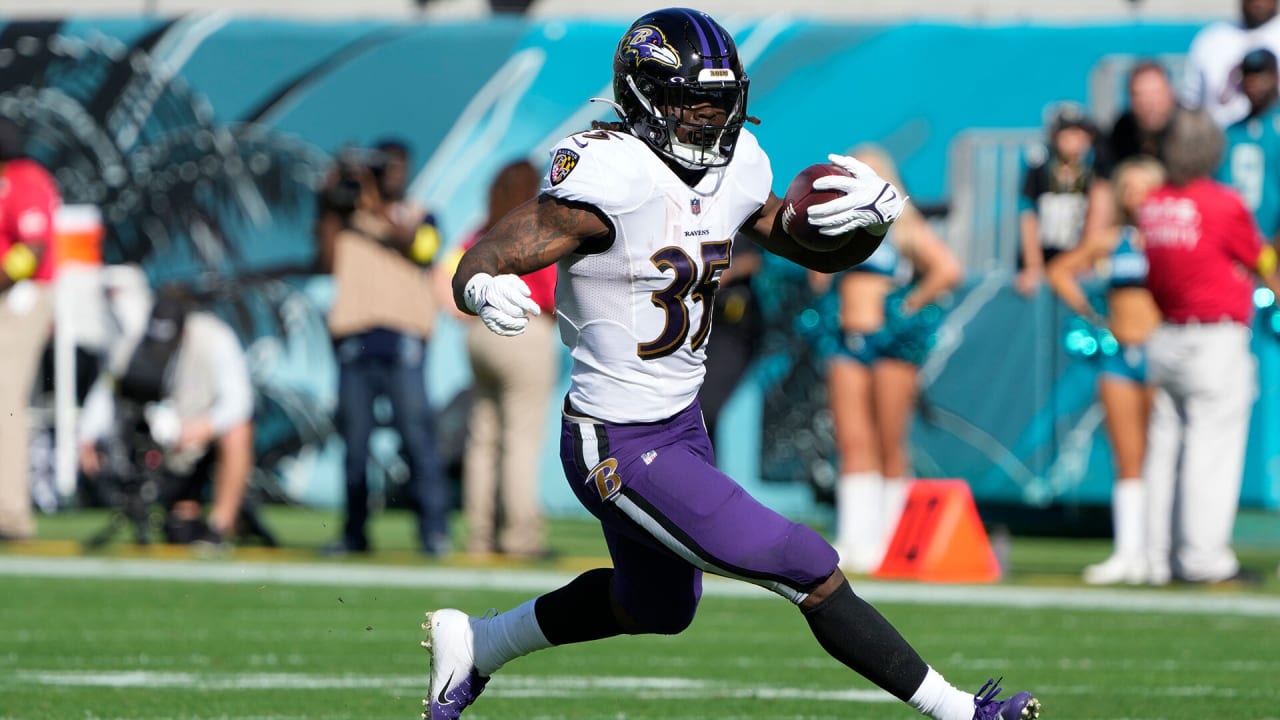 Ravens RB Gus Edwards will play vs. Jaguars; S Kyle Hamilton inactive for  first time