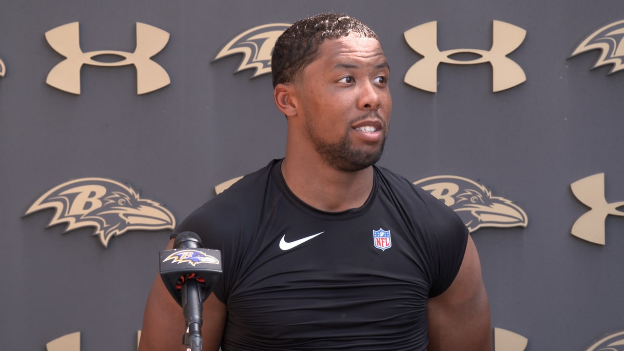 Baltimore Ravens cornerback Kyle Fuller works out during the team's NFL  football training camp practice at M&T Stadium, Saturday, July 30, 2022, in  Baltimore. (AP Photo/Julio Cortez Stock Photo - Alamy