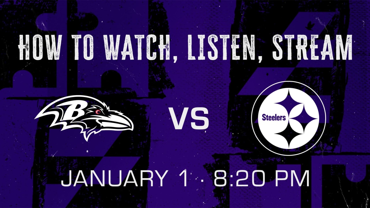 Ravens vs. Steelers: How to watch, listen, and stream