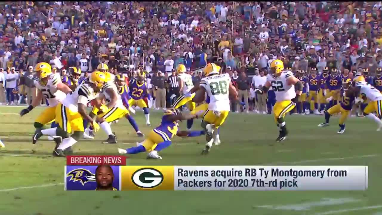 Instant analysis of Packers trading RB Ty Montgomery