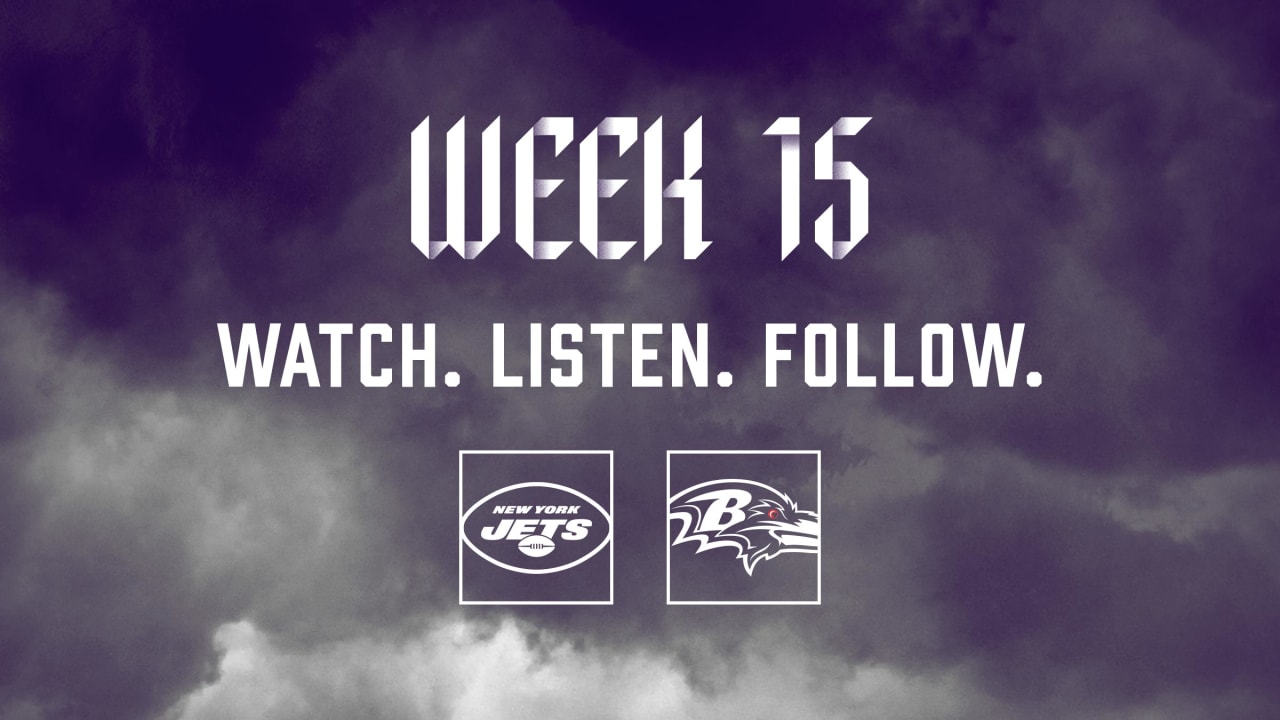 How to Watch, Listen and Live Stream Ravens vs. Jets