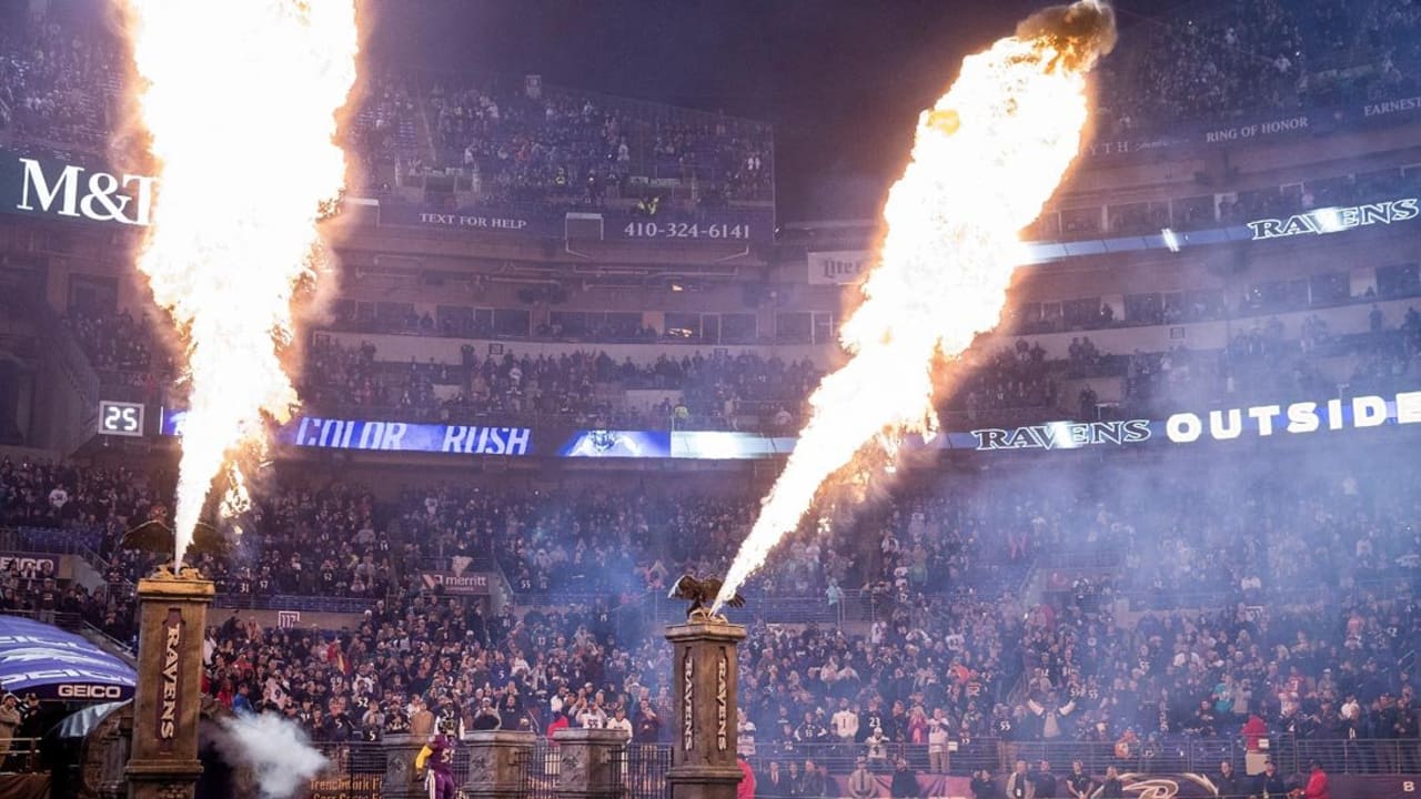 Baltimore Ravens on X: Sunday Night Football in Baltimore❗️ We'll have a  pre-game light show for team intros, a halftime performance by @breland and  all fans will get a wall flag in