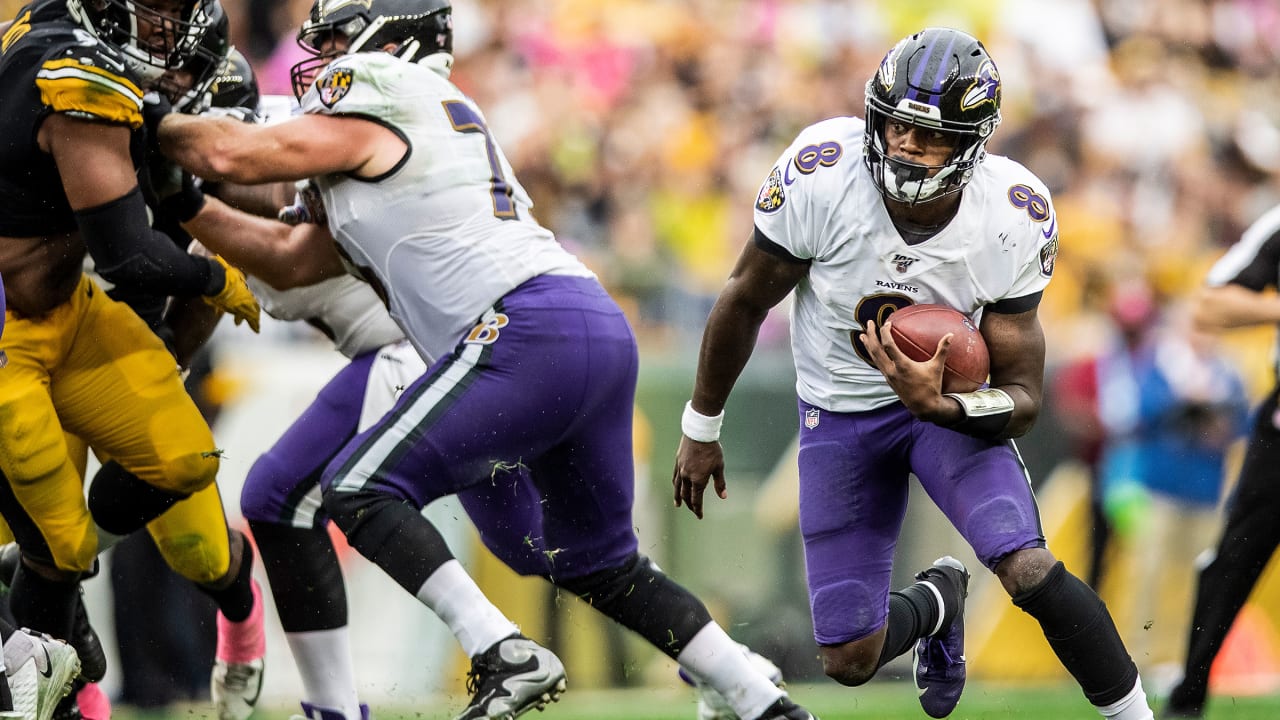 Lamar Jackson Baltimore Ravens v Steelers 2020 Images