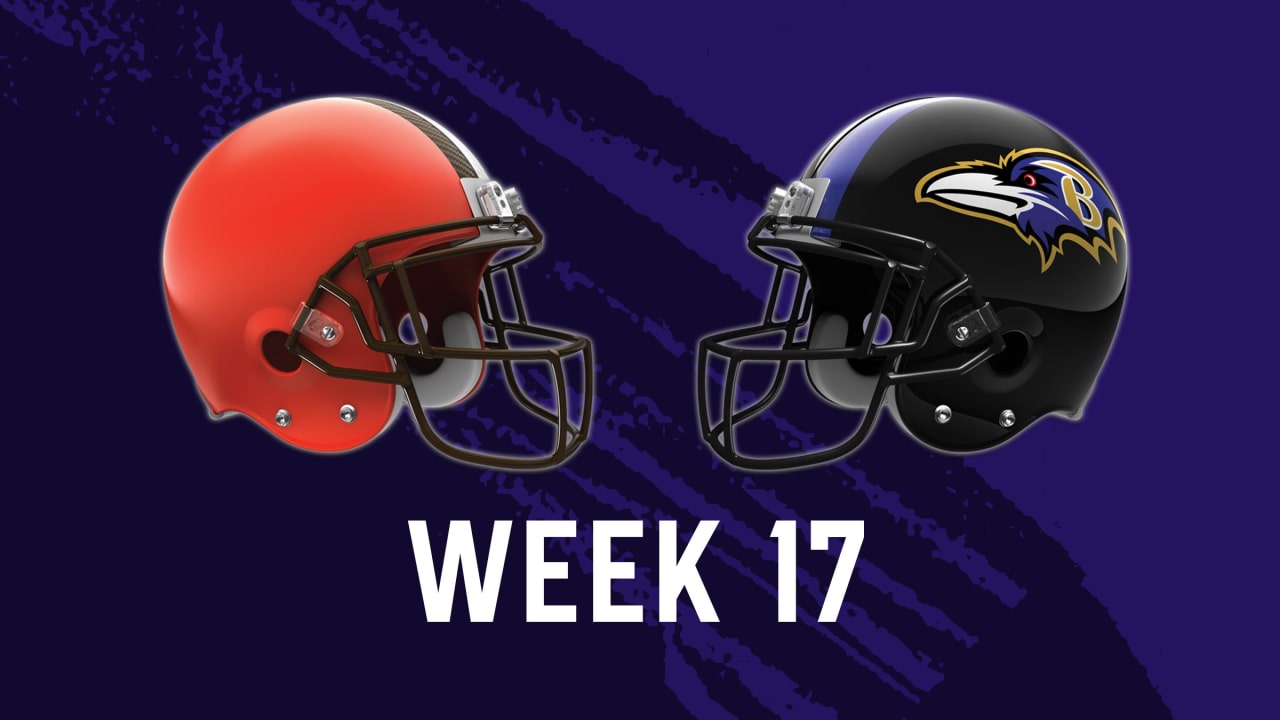 Ravens vs. Browns Week 17 Game Flexed to 425 p.m.