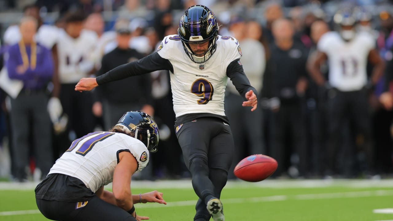 Justin Tucker's Fourth Field Goal of First Half | Ravens-Titans ...